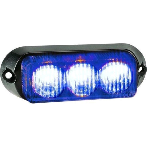 85210B Narva 12/24V High Powered L.E.D Warning Light Blue 3 x 1 Watt L.E.Ds
