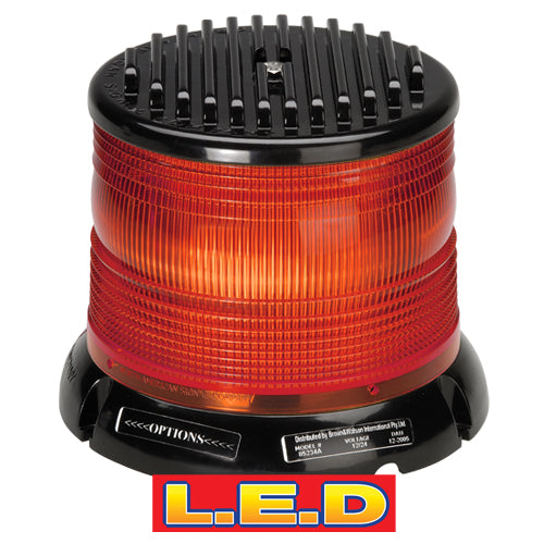 85234R Narva 12/24 Volt Megaburst High Output L.E.D Strobe Light Red with 5 Sele