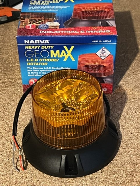 Narva LED Geomax 12/80V Class 1 Strobe Amber 85250A