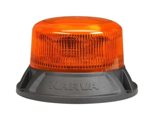 Narva 85264A Eurotech HD LED Strobe Rotator Amber 9–33V SAE Flange Mount RFI Safe