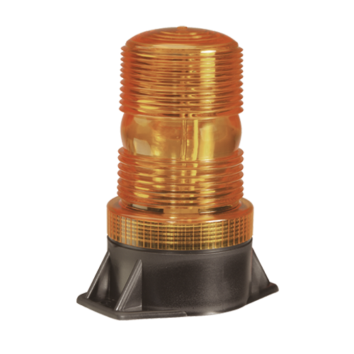 85336A Narva 12-80 Volts Single Flash Strobe Light Amber Flange Base
