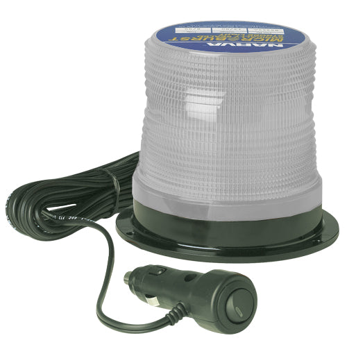 85352C Narva Single Flash Sonically Sealed Strobe Light Clear with Magnetic Base