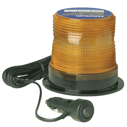 85352A Narva Single Flash Sonically Sealed Strobe Light Amber with Magnetic Base