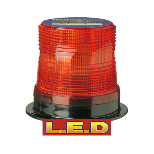 85356R Narva 12-48 Volts L.E.D Sonically Sealed Strobe Light, Flange Base Red