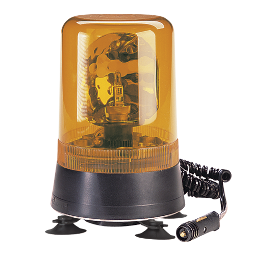 85423A Narva 12/24 Volt Hi Optics Rotating Beacon Amber Magnetic Base