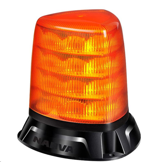 Narva Aerotech Heavy Duty Tall Amber LED Strobe Light (Flange) 85620A