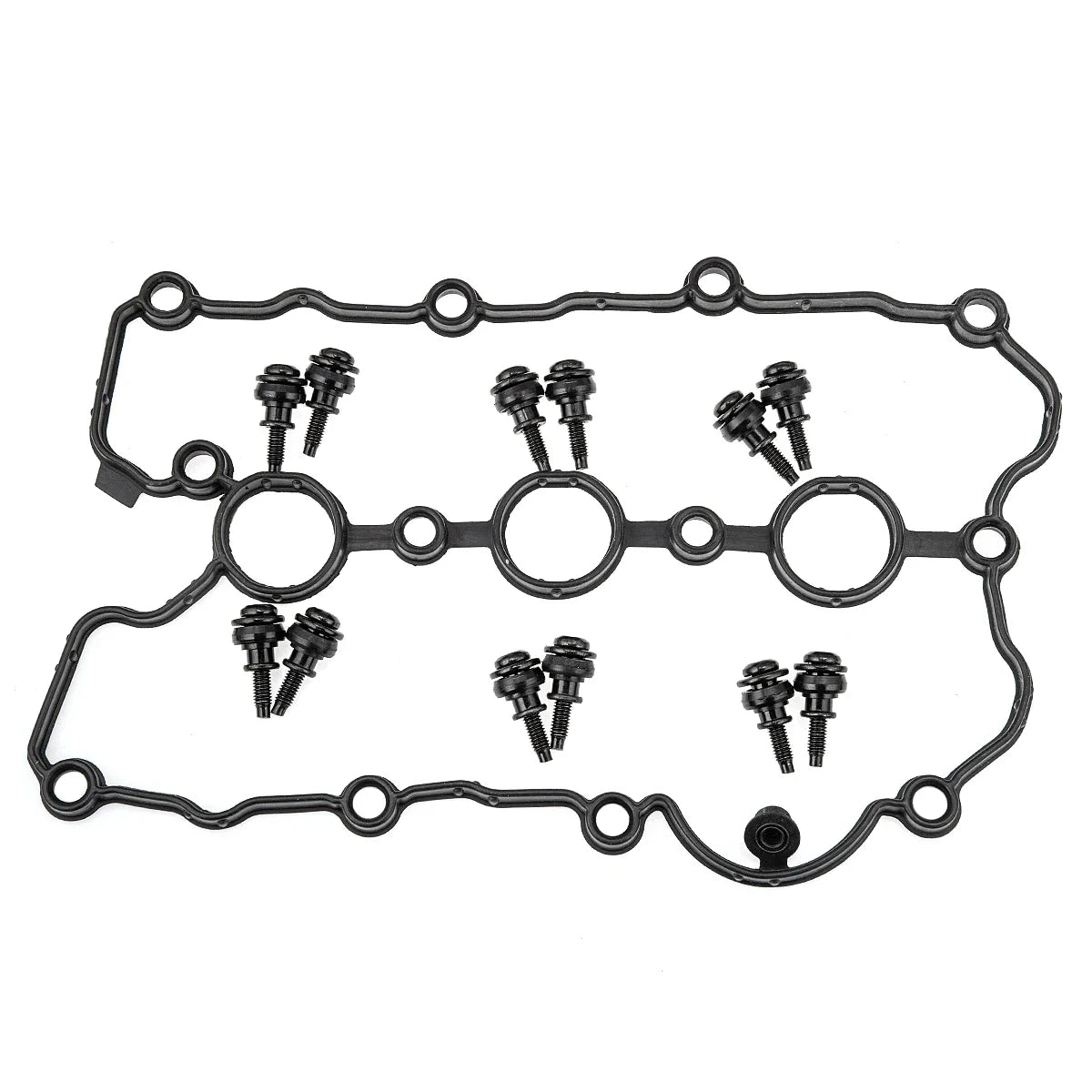 Left Engine Valve Cover with Gasket＆bolts 06E103471G,06E103471F For AUDI A4 B7 3.2FSI,A6 C6 2.4/3.2 FSI,A8L D3 3.2 FSI