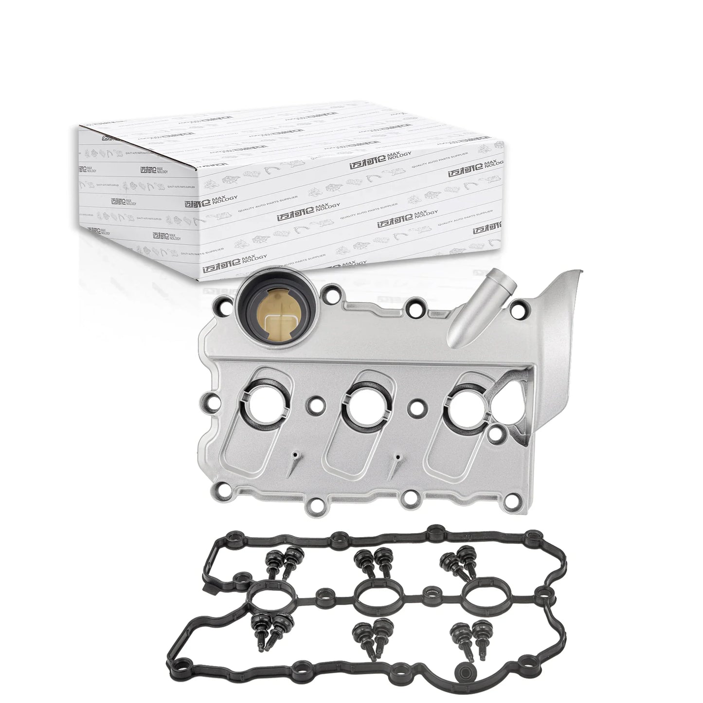 Left Engine Valve Cover with Gasket＆bolts 06E103471G,06E103471F For AUDI A4 B7 3.2FSI,A6 C6 2.4/3.2 FSI,A8L D3 3.2 FSI