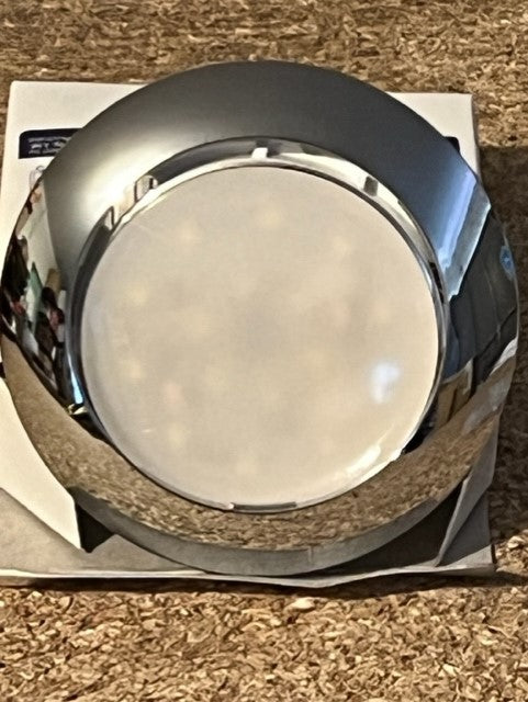 NARVA 12 VOLT SATURN 75mm CHROME LED INTERIOR LAMP 87500C-12