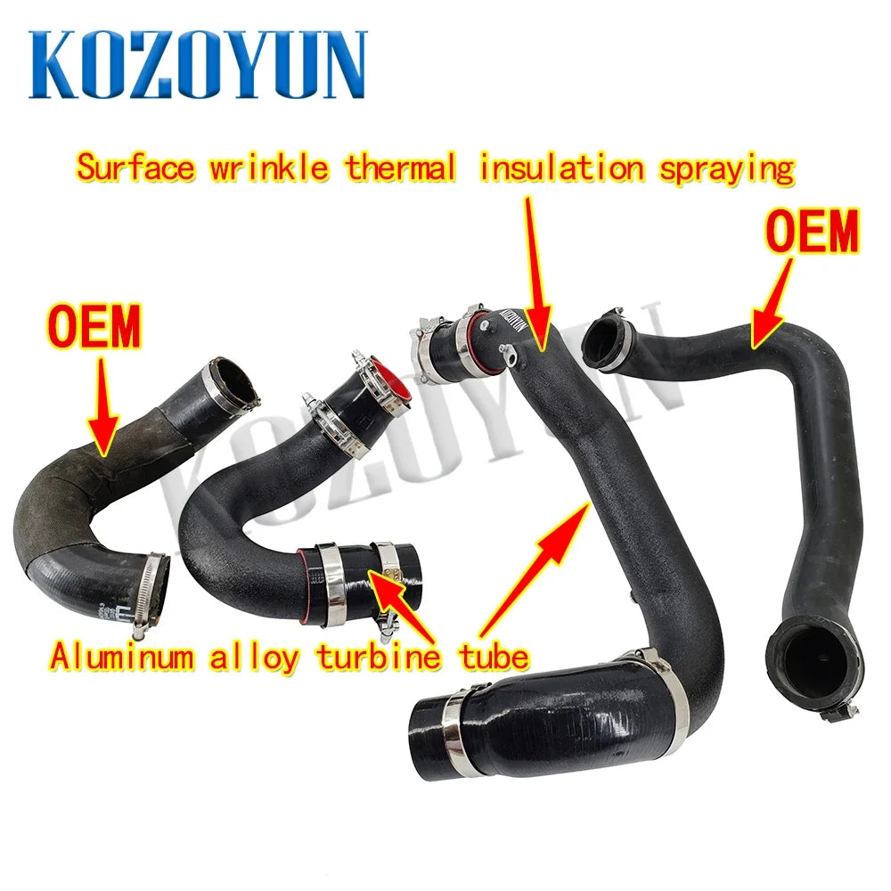 Charge Pipe Boost Pipe intercooler Kit For Audi EA839 SQ5 FY B9 3.0TSFI 2016+