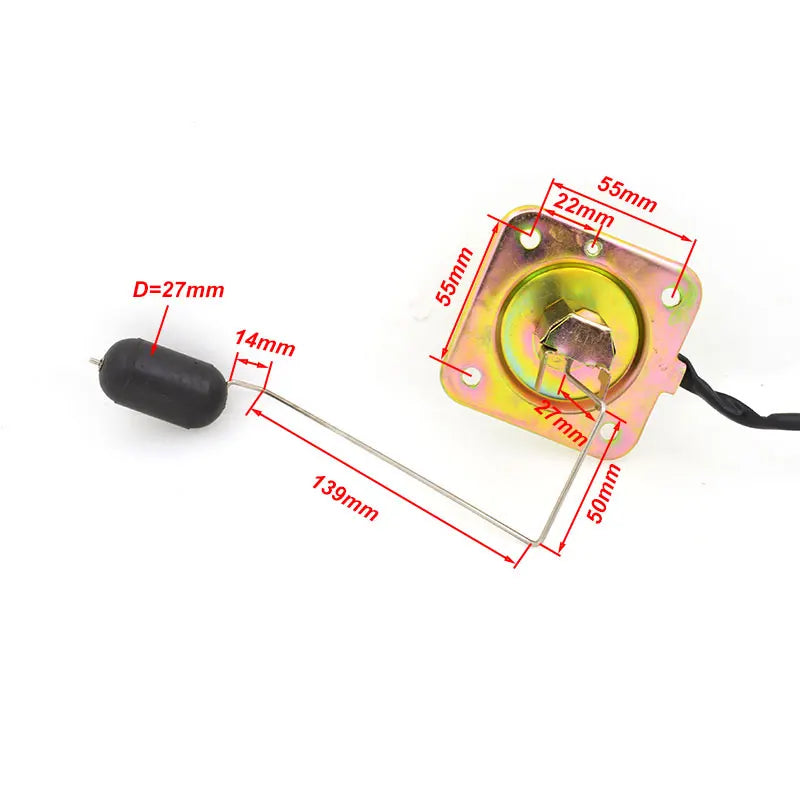 2088 Motorcycle Fuel Level Sensor Gasoline Tank Sensor Oil Float Fuel Gauge Unit For Honda WY125 WY 125 Spare Parts