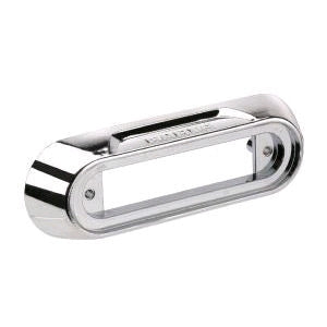 90822C Narva 10-30 Volt L.E.D Front End Amber Lamp with Chrome Deflector Base an