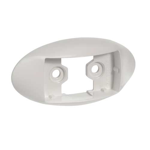 91414W Narva 10-33 Volt L.E.D Front End Outline Marker Lamp (White) with Oval Wh