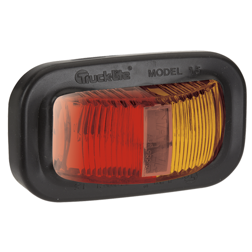 91607 Narva 9-33 Volt L.E.D Side Marker Lamp (Red/Amber) with Vinyl Grommet and