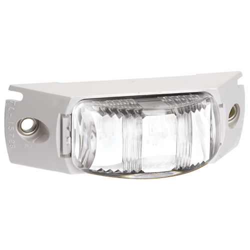 91618 Narva 9-33 Volt L.E.D Front End Outline Marker Lamp (White) with White Hea