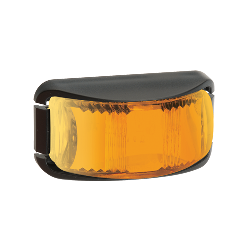 91623 Narva 9-33 Volt L.E.D Front End Outline Marker Lamp (Amber) with Black Def