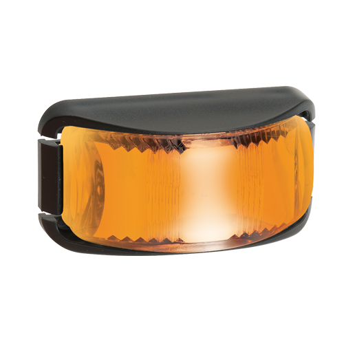 91642 Narva 9-33 Volt L.E.D Side Direction Indicator Lamp (Amber), Black Base an