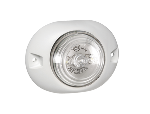 93134W Narva 9-33 Volt L.E.D Front End Outline Marker Lamp (White) with White De