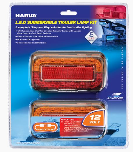 MODEL 37 12V L.E.D SLIMLINE REAR STOP/TAIL, DIRECTION INDICATOR LAMPS 93730BL2