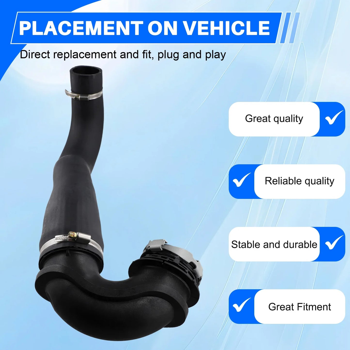 Inlet Intercooler Water Pipe/Turbocharger Cooling Pipe 23163575 for Buick Regal Malibu 1.6T 09-15