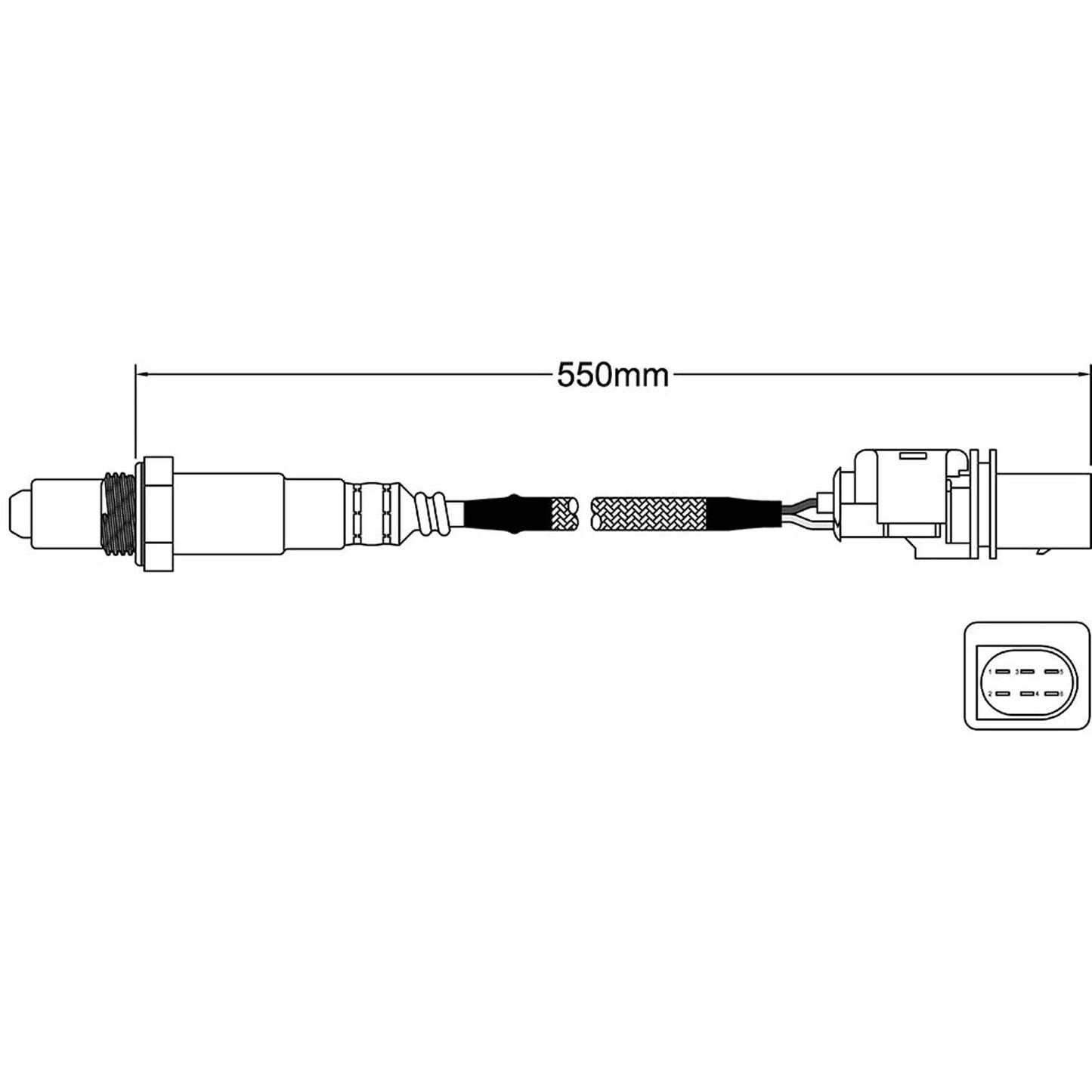 2 x Pre-Cat O2 Oxygen Sensors – Front Pair (LHS & RHS) for Mercedes-Benz CLS350 W219 (2004 – 2006)