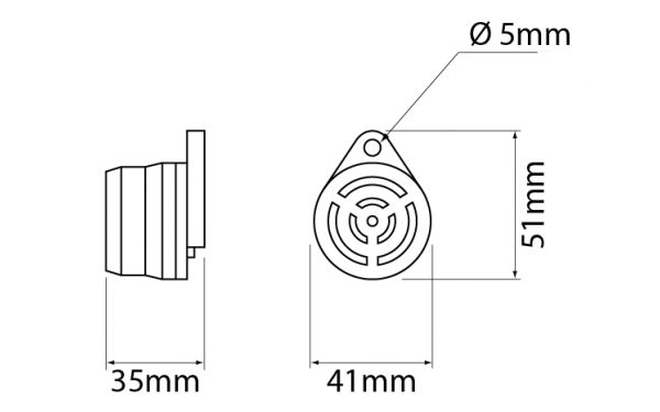 IONNIC B24 24V Warning Buzzer