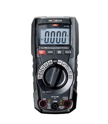 Projecta DT150 True RMS Digital Multimeter AC/DC Voltage Current Temp Tester