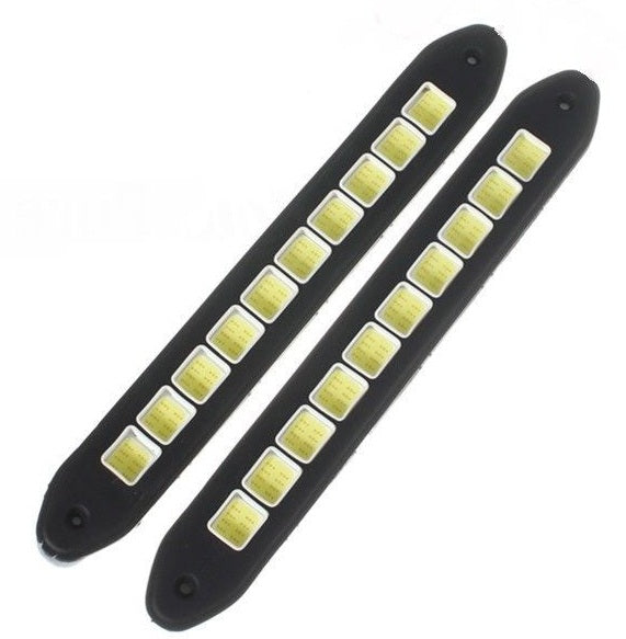LED DRL Car Daytime Running Light Flexible COB 12V 20WATT BRIGHT 200 Lumens!