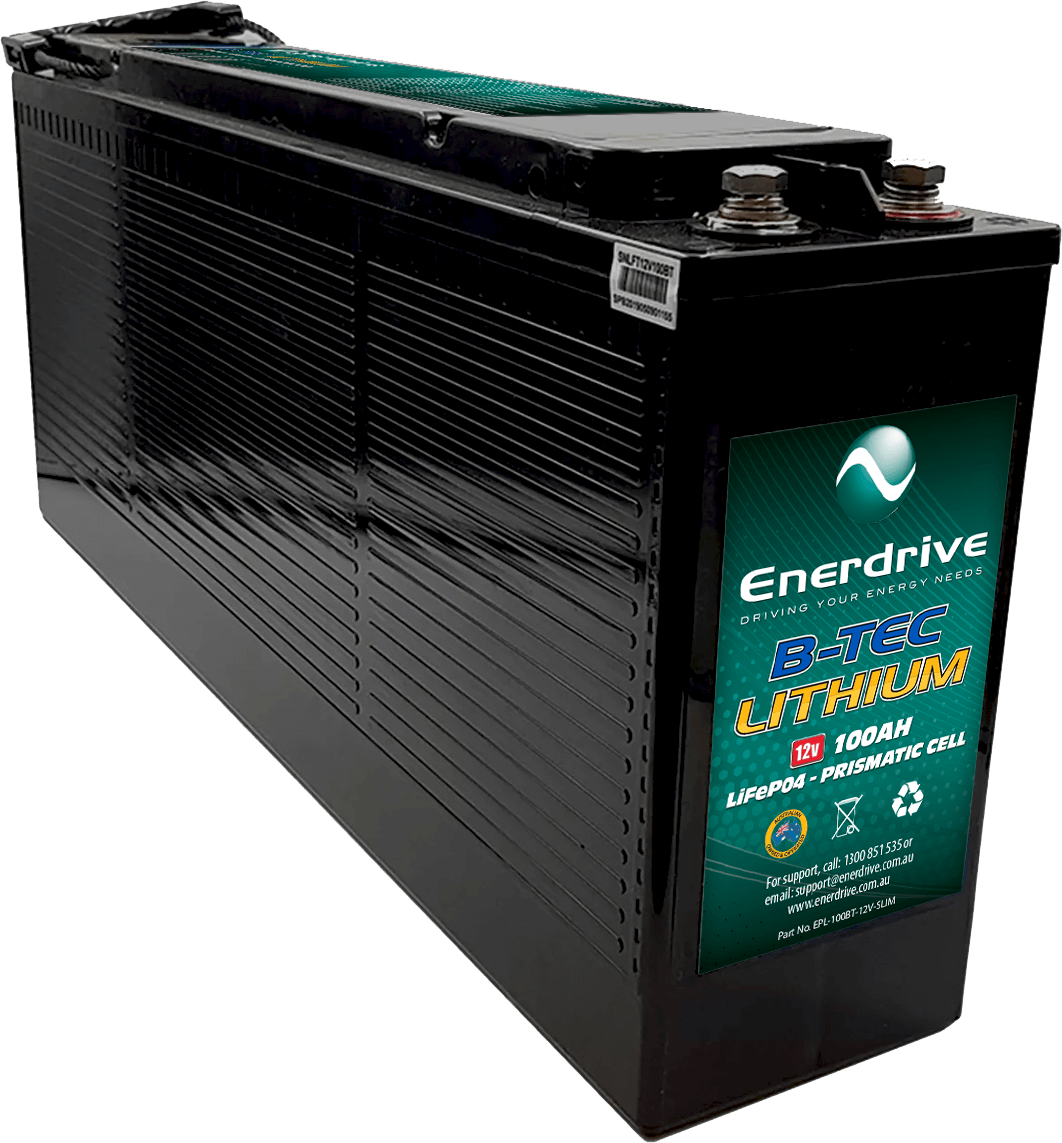 ePOWER B-TEC 12V 100Ah Lithium Battery - SLIM EPL-100BT-12V-SLIM