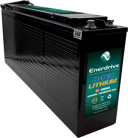 ePOWER B-TEC 12V 100Ah Lithium Battery - SLIM EPL-100BT-12V-SLIM
