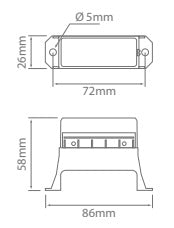 IONNIC FH06 30A Axial Blade Fuse Holder
