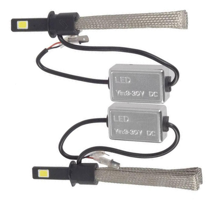 H1 LED 6400 Lumens Headlight Light Bulbs Globes Headlamp Fog Light