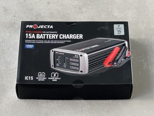 Projecta 12V Automatic 15 Amp 7 Stage Battery Charger Multi Chemistry  IC15
