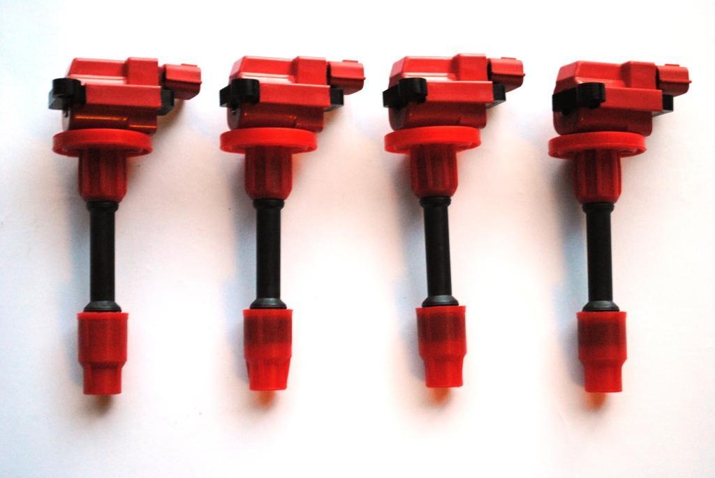 Performance Coils for Nissan SR20 DET S13 S14 Silvia 180sx 200sx Black & Red Top