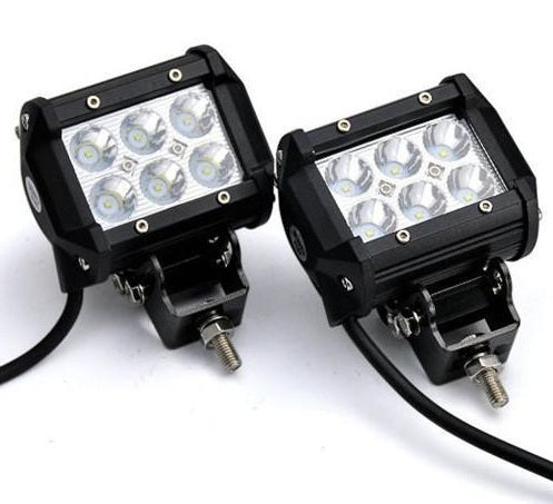 CREE LED WORK LIGHT BAR Flood Spot 4INCH 18W Mack Titan MAN Kenworth Scania KIA