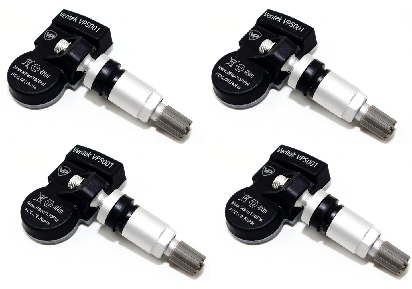 4 x Tyre Pressure Monitoring Valve TPMS for Range Rover 2002 - 2009 LR010532