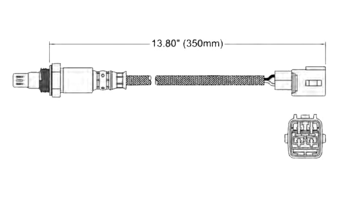 2 x Pre-Cat O2 Oxygen Sensors for Toyota Hilux SR SR5 GGN15R GGN25R 4.0L 1GRFE (Pair)