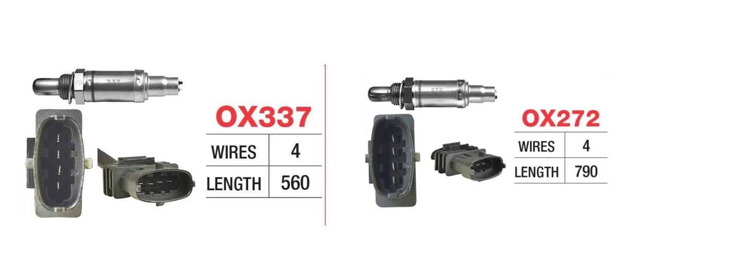 2 x  o2 Oxygen Sensor for Holden Barina xc 2001-2005 1.4 X14XE vehicle kit
