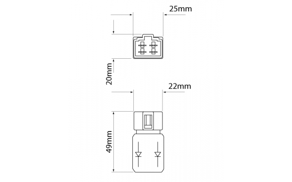 IONNIC PID41 400 Reverse Voltage Plug In Diode