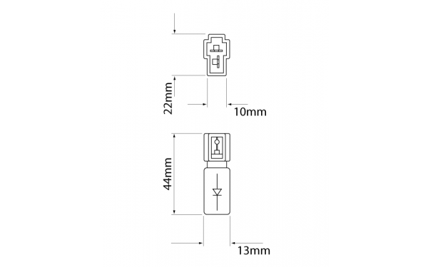 IONNIC PID6A 600 Reverse Voltage Plug In Diode