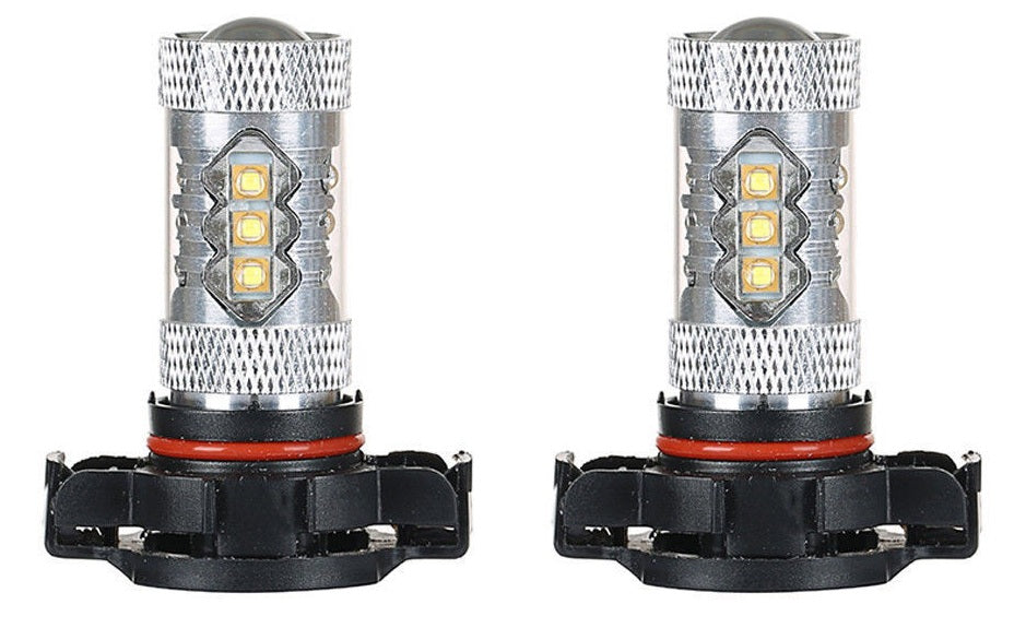 PSX24W PSX26W High Power LED FOG Light Bulbs CREE 80W 6000K White 12276 2504 H16