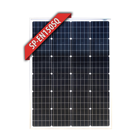 Enerdrive 150SQ Fixed Mono Solar Panel, Available in Silver or Black Frame SP-EN150SQ