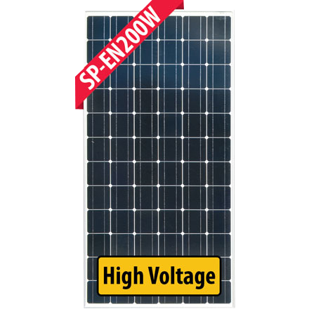 Enerdrive 200W Fixed Mono Solar Panel, Available in Silver or Black Frame SP-EN200W