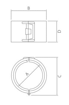 IONNIC 9805940/10 Conduit Support Clip