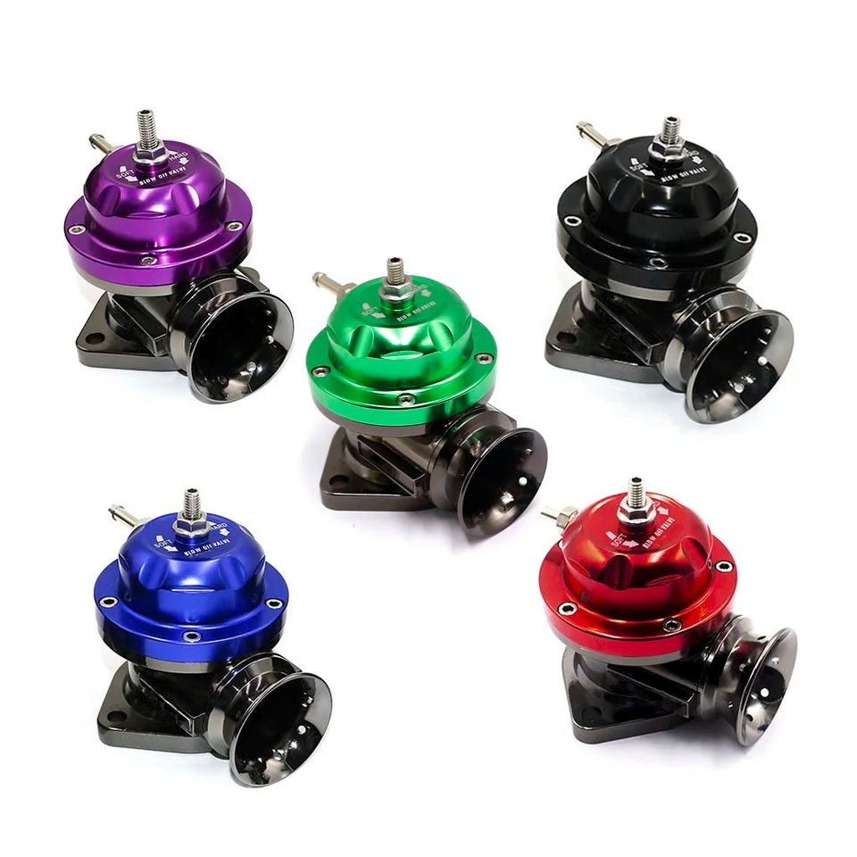 Universal Type-RS Turbo Blow Off Valve Adjustable 25psi BOV Blow Dump Blow Off Adaptor  Blow Dump Adaptor Aluminum