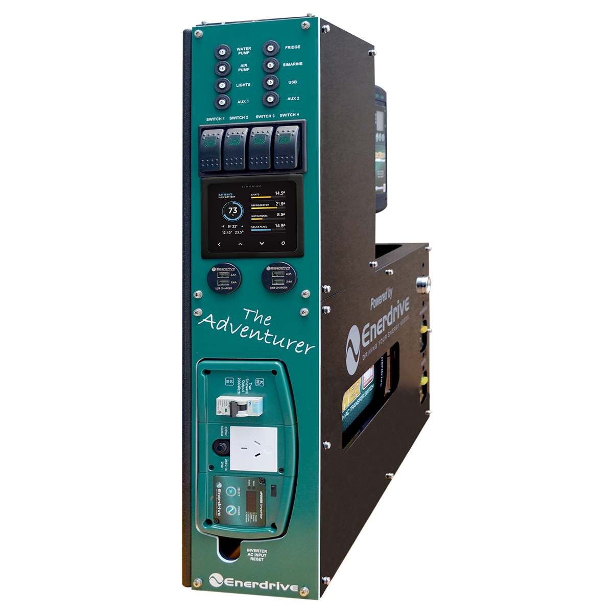 ENERDRIVE ADVENTURER SYSTEM 40AC 40DC 2000X INC SIMARINE SCQ50 - ADVENTURER-03
