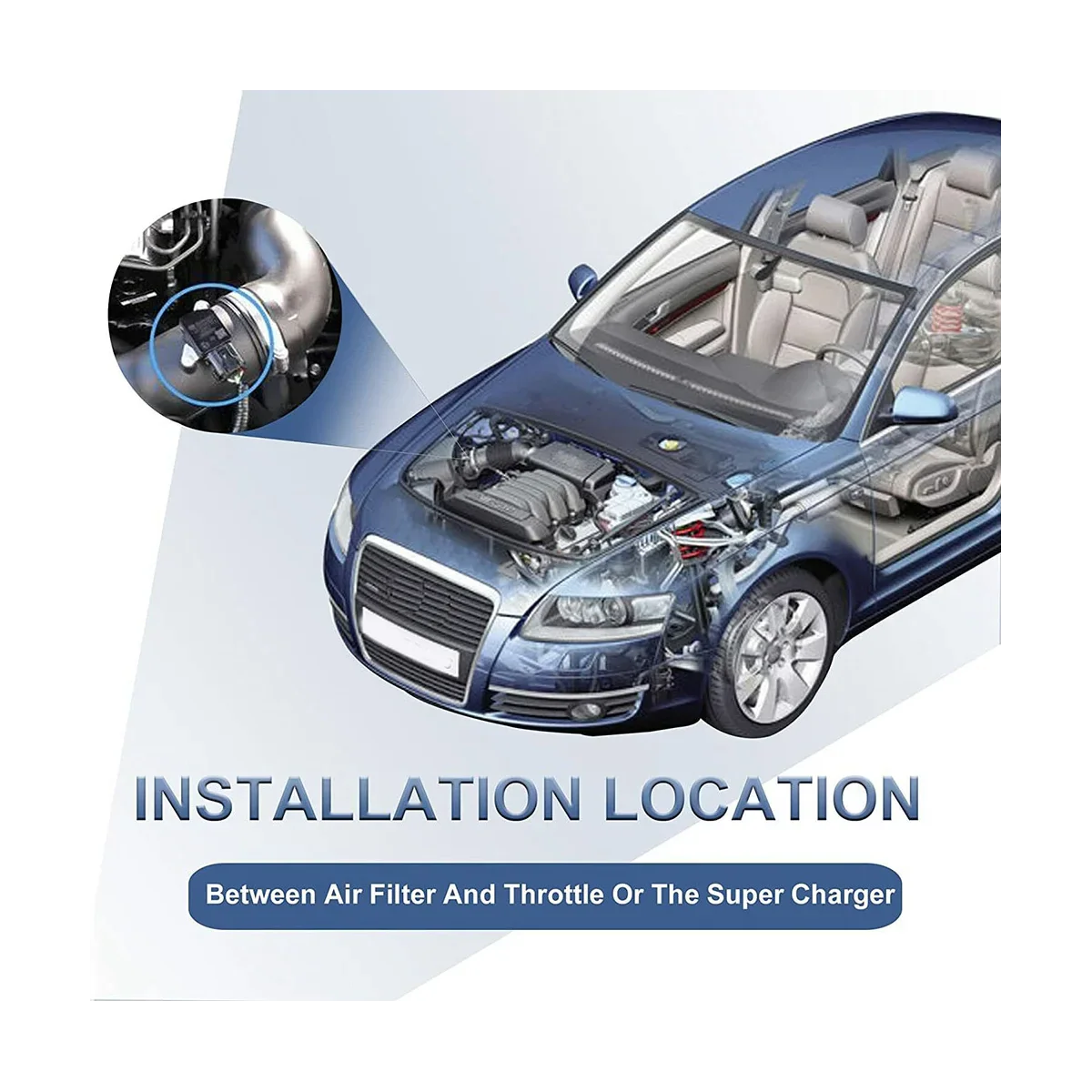 0K32A13210 MAF Mass Air Flow Sensor Meter for 2001-2005 Kia Rio 1.5L 1.6L 74-10054 5WK9625