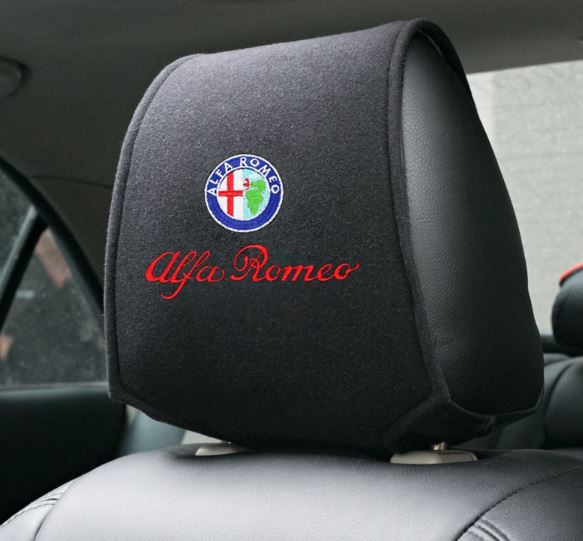 Car seat headrest cover for alfa romeo 159 147 156 giulietta 147 159 mito