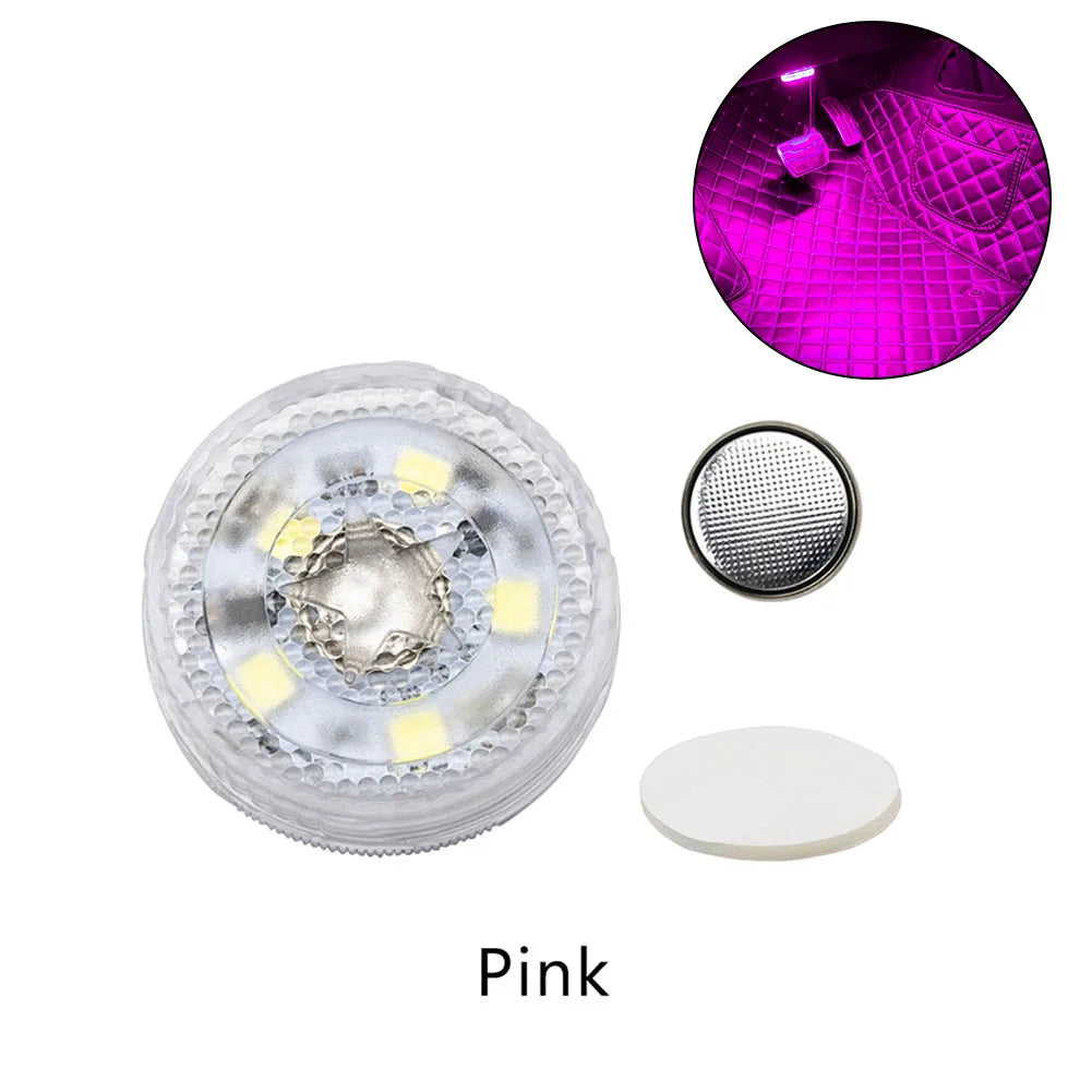Car Small Interior Touch Switch Light 5LED Sensor Roof Reading Bulb Ceiling Lamp 5V LED Touch Sensor Book Light 5*5*4cm