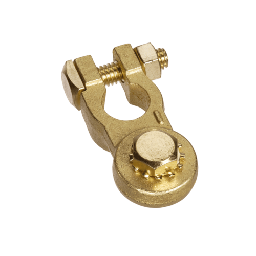 Projecta BT142H-N10 Brass Battery Terminal Negative – Heavy-Duty Bolt